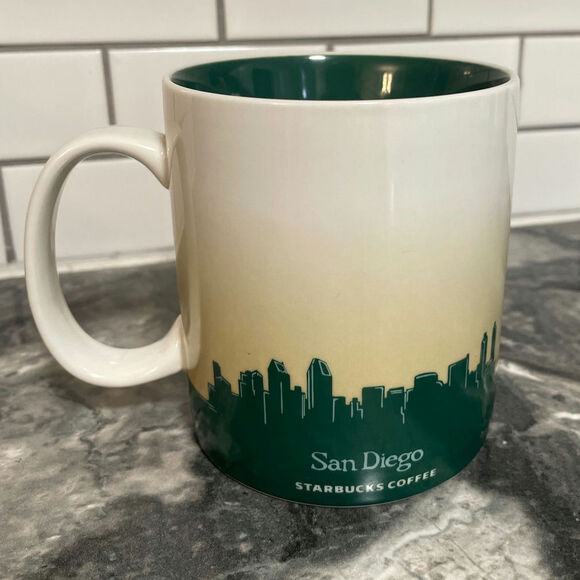 Starbucks San Diego 2009 Coffee Mug Collector Series Global Icon 16 oz NO BOX - Picture 3 of 6